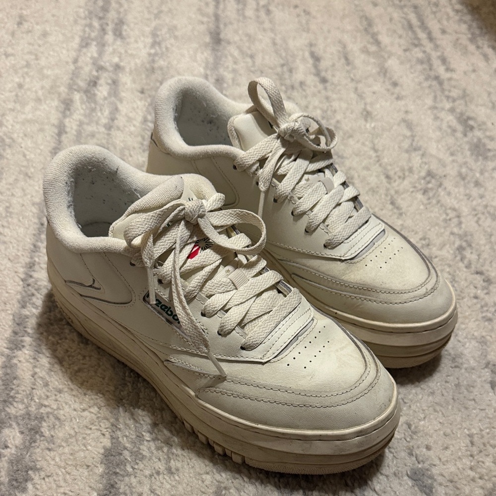 Reebok Lifestyle Platform White Sneakers